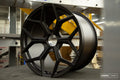 Vossen GEN-01 3pc - 21x13 - Cntr Lock - Satin Blk Cntr / Gloss Blk Out - Lamborghini Aventador Rear
