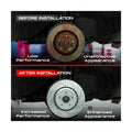 R1 16-25 Honda Pilot Front & Rear Drill/Slot Silver Rotors w/Ceramic Pads