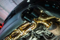 Porsche 991  3.4,3.8L, Catback, T304 SS Anodized Gold, 4.0" Tips