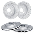 R1 Concepts Brake Rotor- Carbon D/S Fits Hyundai Santa