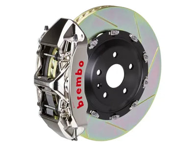 Brembo 20+ Corvette C8/C8 Z51 Front GTR BBK 6 Piston Billet 380x34 2pc Rotor Slotted TY3L- Nickel