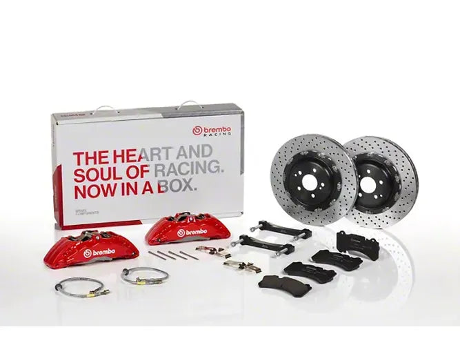 Brembo 11-21 Grand Cherokee (Excl. SRT) Fr GT BBK 6Pist Cast 2pc 380x34 2pc Rotor Slot TY3L-Silver