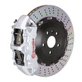 Brembo 05-13 Range Rover Sport Front GT BBK 6 Piston Cast 405x34 2pc Rotor Slotted TY3L-Black