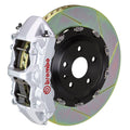 Brembo 18+ SQ5 (FY) Front GT BBK 6 Piston Cast 380x34 2pc Rotor Slotted Type-1-Silver
