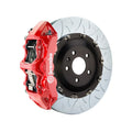 Brembo 05-07 Quattroporte Front GT BBK 6 Piston Cast 380x34 2pc Rotor Slotted TY3L-Red