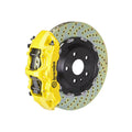 Brembo 05-07 Quattroporte Front GT BBK 6 Piston Cast 380x34 2pc Rotor Slotted TY3L-Red