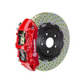 Brembo 05-07 Quattroporte Front GT BBK 6 Piston Cast 380x34 2pc Rotor Slotted TY3L-Red
