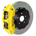 Brembo 08-16 R8 4.2/5.2 (CC Brake Eqpt) Fr GT BBK 6Pis Cast 380x34 2pc Rotor Slotted TY3L-Yellow