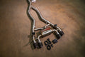 BMW G80,G82 M3,M4 3.0L Axleback, Grade 5 Titanium, Carbon Fiber 4.0" Tips