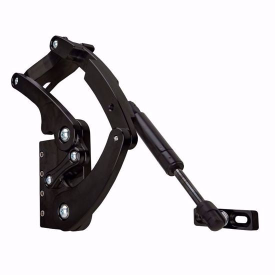 1955-1956 Chevy Tri-Five Hood Hinge Kit - Air Frame - Steel - Black