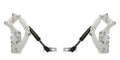 1957 Chevy Tri-Five Hood Hinge Kit - Solid Frame - Steel - Natural