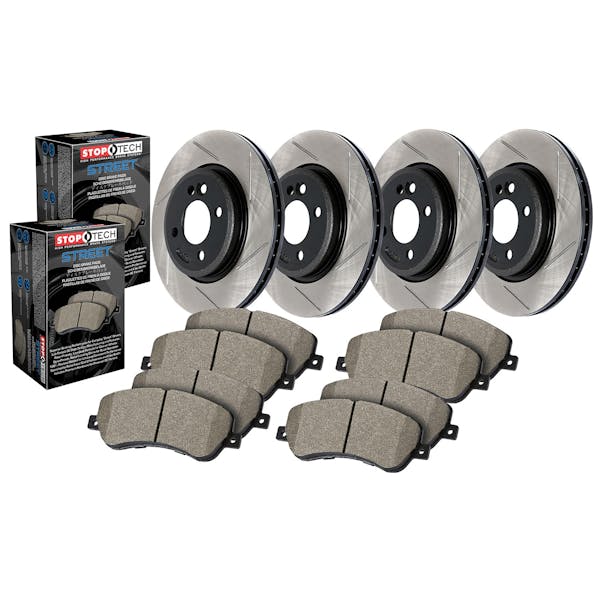 STREET AXLE PACK, SLOTTED, 4 WHEEL