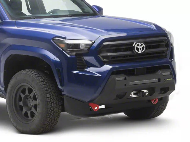 24C TACOMA RAID FRONT WINCH BUMPER KIT 20IN LIGHT BAR 2X 7IN AUXILIARY LIGHT BARS