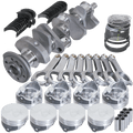 Eagle Chevy 350 3.480in Crank 6.000in H-Beam -3.7cc Flat Top 4.040in Pistons Rotating Assembly