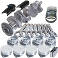 Eagle Chevy LT1 350 1Pc 3.480in Crank 6.000in H-Beam -3.7cc 4.060in Pistons Rotating Assembly