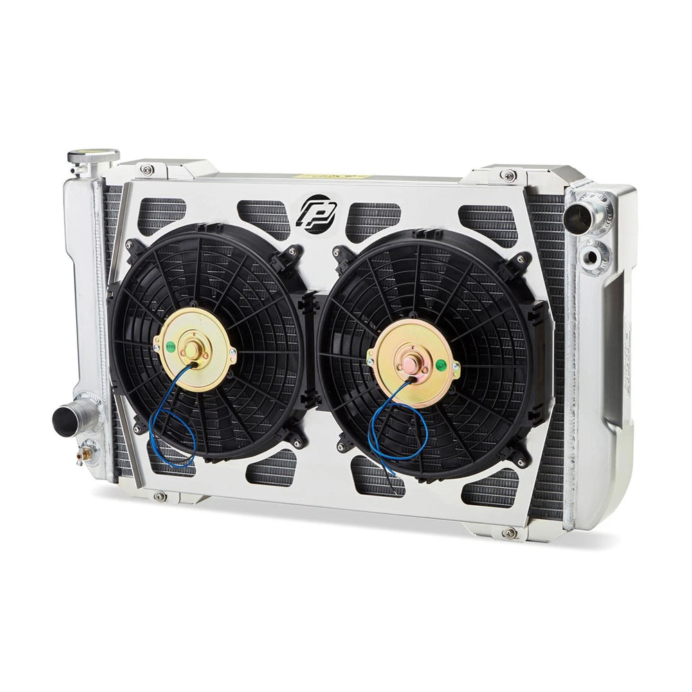 123 SERIES RADIATOR SYSTEM UNIVERSAL FORD 26IN CORE BRACKET & DUAL FANS MANUAL