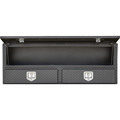 TOOL BOX,TOPSIDER,BLK ALUM.