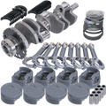 QA1 GM Pro Front Coil-Over System - Single Adj. - 10in x 350lbs/in - Flat - Aluminum