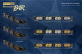 SINGLE-ROW BANGERBAR: (8 POD / 31.5