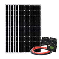 SOLARAE6: 1200 WATT SOLAR KIT WITH 3 X 30A MPPT CONTROLLERS