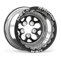 Weld Alpha Pro 15x15 / 5x4.75 BP / 2in BS - Black Wheel - Polished Double Beadlock MT