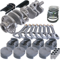 Eagle Chevy LS3 4.000in Crank 58 Tth Rlctor 6.125in I-Beam Rods 4.030in Pistons Rotating Assembly