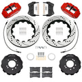 Wilwood 99-02 Nissan Skyline Superlite 6R Front BBK w/ 14.00in D/S Rotors & Flexlines - Red