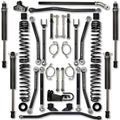 ~(229 lbs. 36X36X24)~ 4.5 Inch X Factor 1 Ton System 07-Present Wrangler JKU 4-Door Base System - No Shocks or Bump Stops