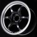 Advan RG-D2 17x8.0 / +47 Offset / 5x100 / 63mm Bore / Machining and Black Gunmetallic