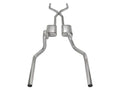 ~(69 lbs. 62X17X13)~ Crossmember Back w/H-Pipe Exhaust System 65-70 Mustang Split Rear Dual Exit 2.5 in Intermediate And Tail Pipe Race Pro Mufflers/Hardware Incl Tip Not Incl Pypes Exhaust