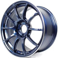 Advan RZII 17x8.0 / +45 Offset / 5x114.3 / 73mm Bore / Racing Indigo Blue and Ring