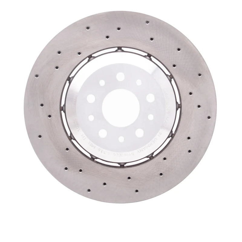 DFC 15-20 Alfa Romeo 4C Front Drilled GeoSPEC Coated Rotor