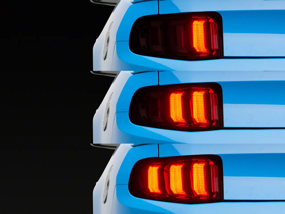 XB LED Tails Ford Mustang (10-12) (Pair Facelift Red)