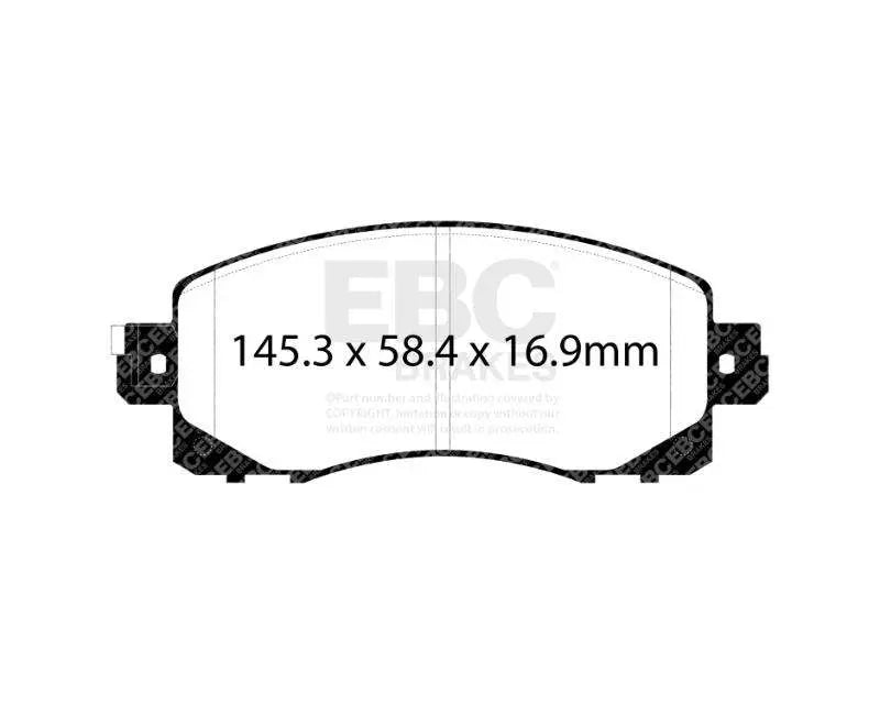 EBC S20 Brake Pad and Rotor Kit