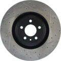 StopTech 13-14 Ford Mustang Slotted & Drilled Left Front Rotor