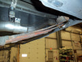 Crossmember Back w X-Pipe Exhaust System 65-70 Mustang Split Rear Dual Exit 2.5 in Intermediate And Tail Pipe Race Pro Mufflers Hardware Incl Tip Not Incl Pypes Exhaust