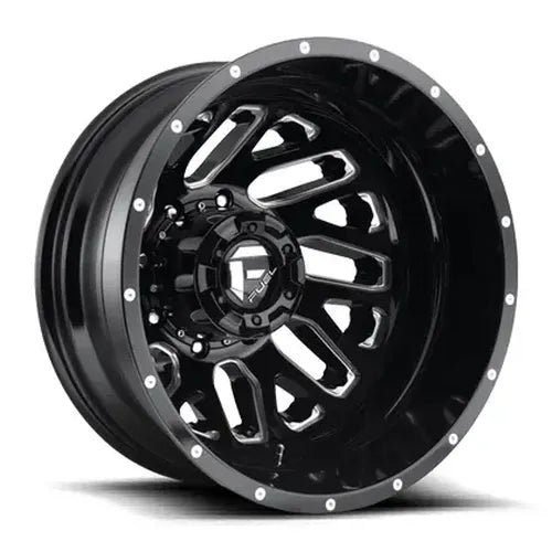 ~(53 lbs. 23X23X11)~ TRITON 20x8.25 8x200.00 GLOSS BLACK MILLED (-227 mm)