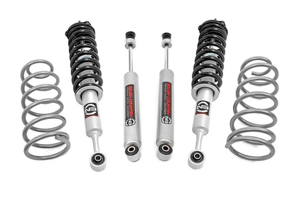 1x 501101 1x 9290 1x 23223 3 Inch Lift Kit RR Coils N3 Struts Toyota 4Runner (03-20)
