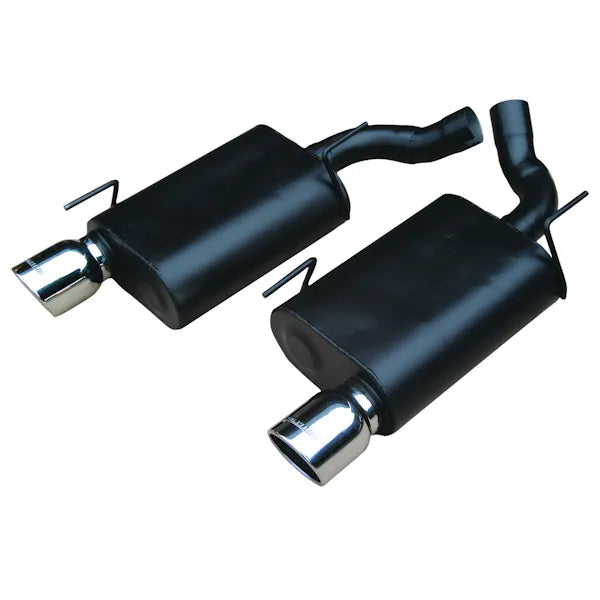 Force Ii Axle-Back Exhaust System 2005-2010 Ford Mustang Gt, Gt500 & California Special With 4.6L Or 5.4L Engine Moderate Sound Flowmaster