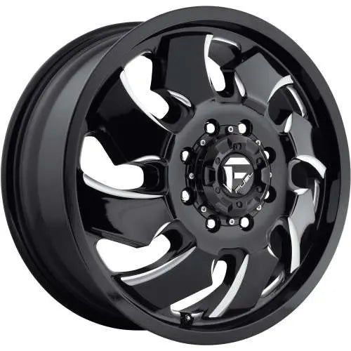 ~(50 lbs. 23X23X11)~ CLEAVER 20x8.25 8x170.00 GLOSS BLACK MILLED (105 mm)