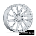 PR213 22X9 6X5.5 CHROME 28MM