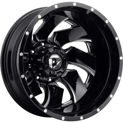 Fuel Wheels black auto part