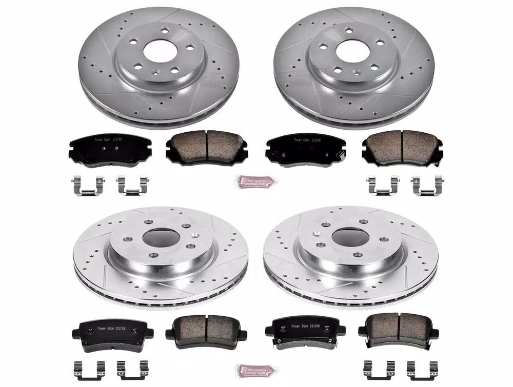 Power Stop 2010 Buick Allure Front & Rear Z23 Evolution Sport Brake Kit