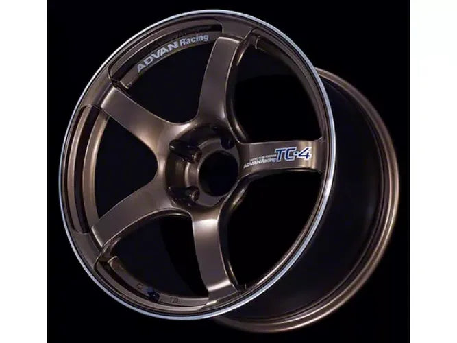 Advan TC4 17x9.0 +45 5x114.3 Umber Bronze Metallic and Ring Wheel