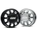 AFTERMATH 22X8.25 8X6.5 115 121.3CB FRONT GLOSS BLACK/MILLED