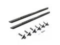 V3 Series Aluminum 5 Inch Elipse Side Steps with Mounting Brackets Textured Black 2021-2025 Ford Bronco 4 Door Go Rhino