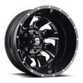 Fuel Wheels black auto part