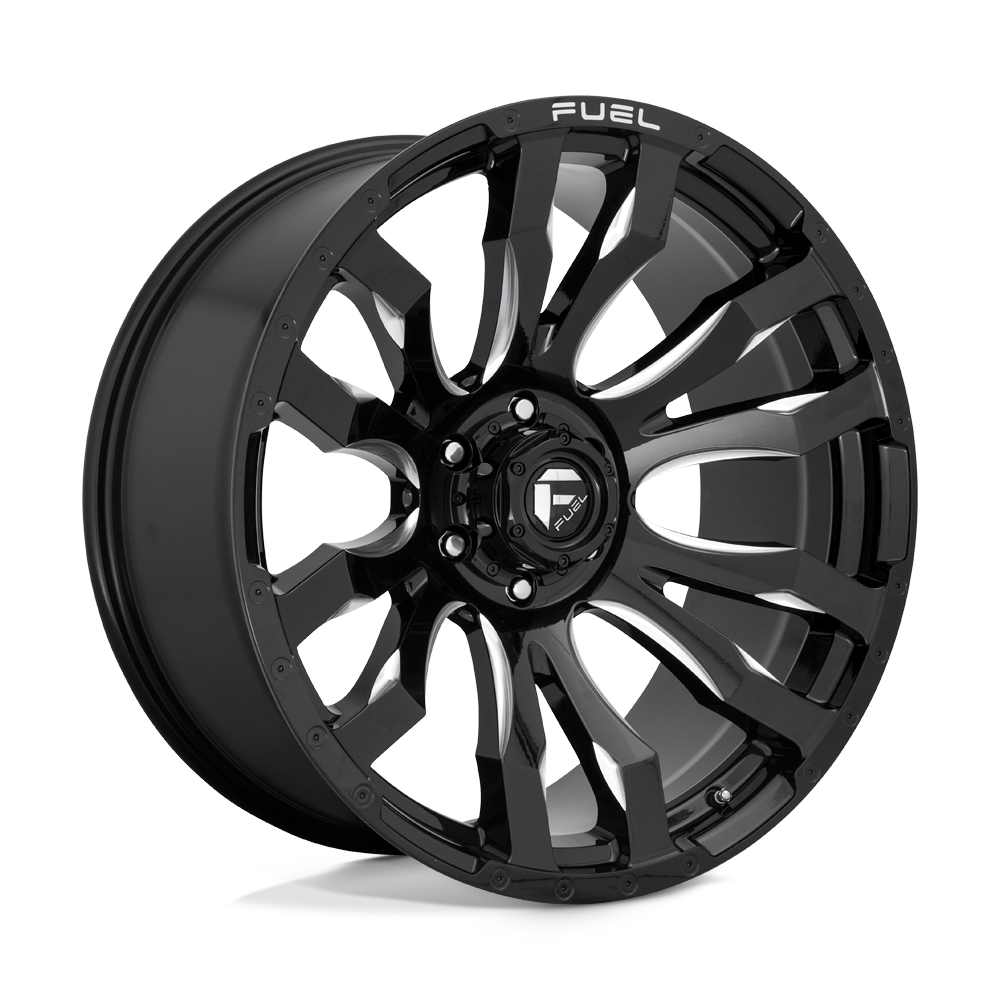Fuel Wheels black auto part