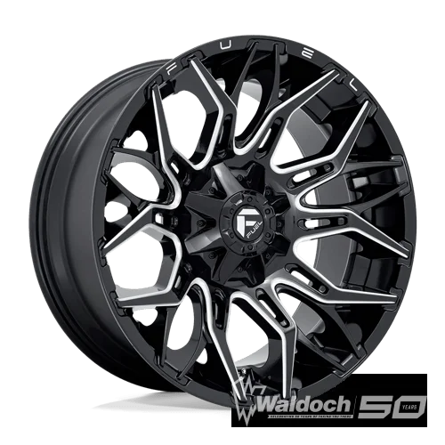 D769 22X10 8X6.5 G-BLK-MILL -18MM
