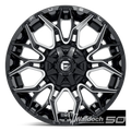 D769 22X10 8X6.5 G-BLK-MILL -18MM